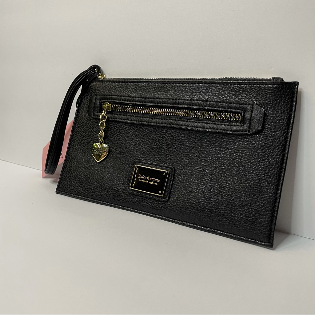 Juicy Couture Black Juicy Squad Wristlet